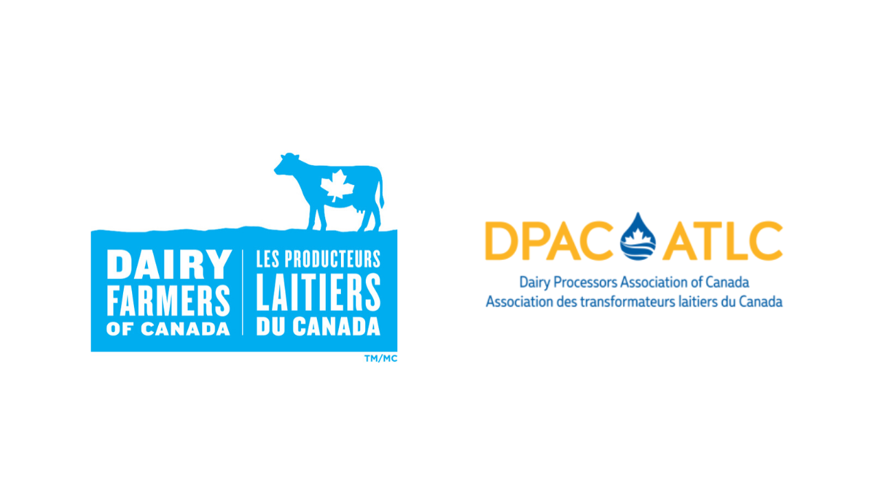 Statement from Dairy Farmers of Canada and Dairy Processors Association of Canada Dairy